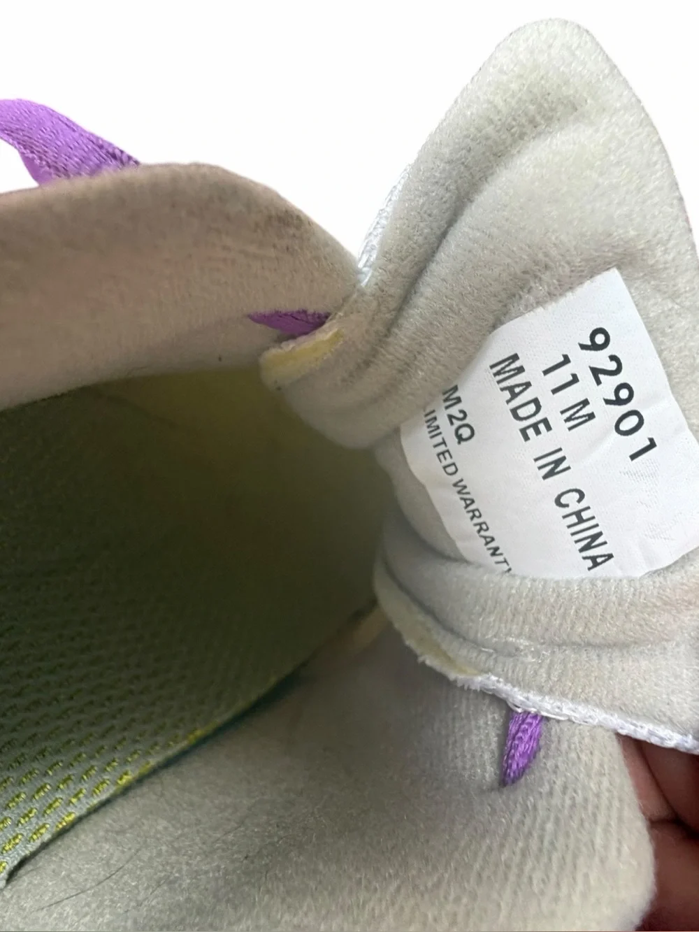 FootJoy Women's White Athletic Golf Shoes with Purple Trim Size 11 M